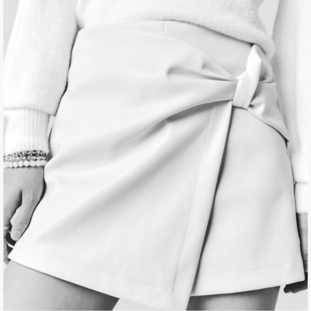 Miami for Francesca’s Cassidy Faux Leather Skort